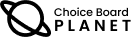 Choice Board Planet Logo Black